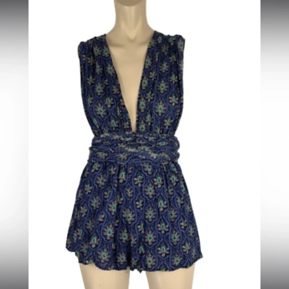 LF Paisley print ROMPER adjustable - Picture 1 of 12
